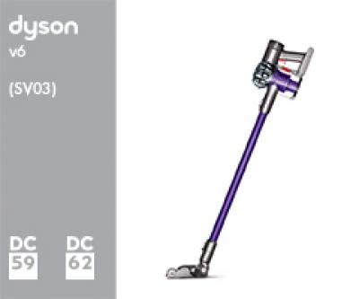 Dyson DC59/DC62/SV03 08177-01 SV03 Euro/Russia/Switzerland 208177-01 (Iron/Moulded White/Natural) 2 Staubsauger Rad