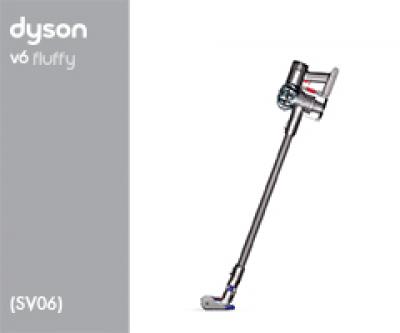 Dyson SV06 05984-01 SV06 Fluffy Plus Euro 205984-01 (Sprayed Nickel & Red/Blue) 2 Staubsauger Bodendüse