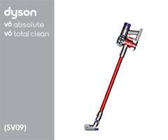 Dyson SV09 Absolute/v6 absolute/v6 total clean 211979-01 SV09 Total Clean Euro (Iron/Sprayed Nickel/Red) Staubsauger Rad
